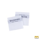 Waterford woven brand label