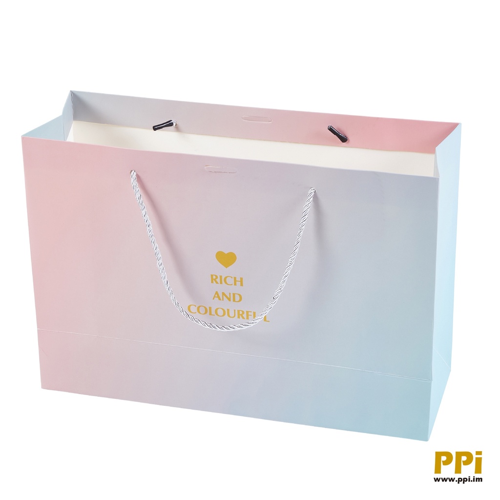 Gradient Pink- Paper Tote bag
