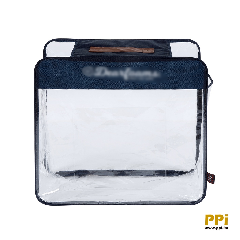 [MS200017A1-web] non-woven cold shoulder wire bag with faux leather handle